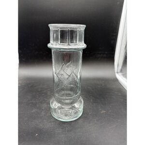 Vintage Red Lobster Lighthouse Glass Tumbler Sailing Ship Nautical Barware Clear
